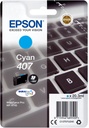 Epson C13T07U240/407 Cartouche d'encre cyan, 1.900 Feuilles ISO/IEC 19752 20,3ml pour Epson WF 4745
