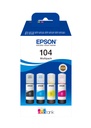 Epson C13T00P640/104 Bouteille d'encre MultiPack Bk,C,M,Y 65ml 1x4500pg + 3x7500pg UE4 pour Epson ET-2710
