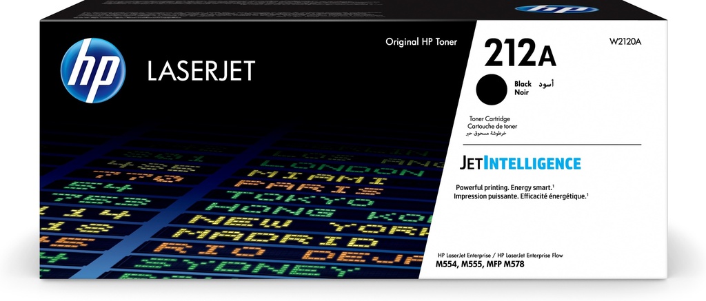HP W2120A/212A Cartouche toner noir, 5.500 Feuilles ISO/IEC 19752 pour HP CLJ M 554