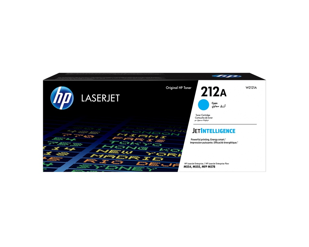 HP W2121A/212A Cartouche toner cyan, 4.500 Feuilles ISO/IEC 19752 pour HP CLJ M 554