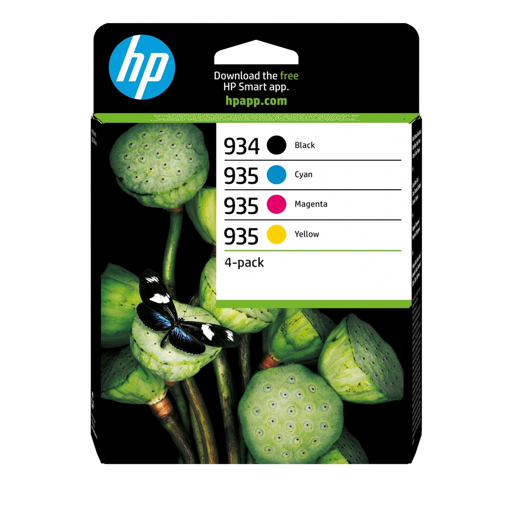 HP 934 Black/935 Cyan/Magenta/Yellow 4-pack Original Ink Cartridges ink cartridge