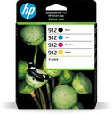 HP 912 4-pack Black/Cyan/Magenta/Yellow Original Ink Cartridges ink cartridge