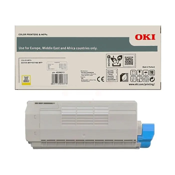 OKI 45396213 Kit toner jaune, 11.500 Feuilles ISO/IEC 19752 pour OKI ES 7460