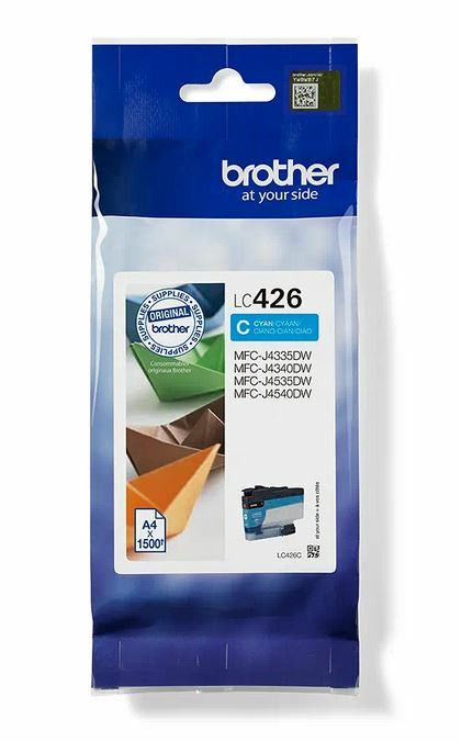 Brother LC-426C Cartouche d'encre cyan, 1.500 Feuilles ISO/IEC 19752 pour Brother MFC-J 4335