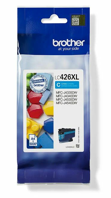 Brother LC-426XLC Cartouche d'encre cyan, 5.000 Feuilles ISO/IEC 19752 pour Brother MFC-J 4335