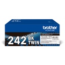 Brother TN-242BKTWIN Kit toner noir twin pack, 2x2.500 Feuilles ISO/IEC 19798 UE2 pour Brother HL-3142