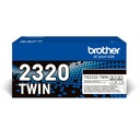 Brother TN-2320TWIN Kit toner twin pack, 2x5.200 Feuilles ISO/IEC 19752 UE2 pour Brother HL-L 2300
