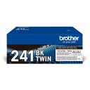 Brother TN-241BKTWIN Kit toner noir twin pack, 2x2.500 Feuilles ISO/IEC 19798 UE2 pour Brother HL-3140