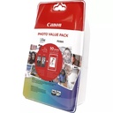 Canon 5224B007/PG-540L+CL-541XL Cartouche à tête d'impression multi pack noire + couleur + Papier photo 10x15cm 50 feuilles UE2 pour Canon Pixma MG 2150/MX 370