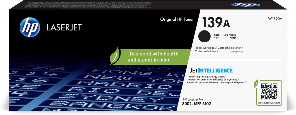 HP W1390A/139A Cartouche toner, 1.500 Pages ISO/IEC 19752 pour HP LaserJet M 332/e