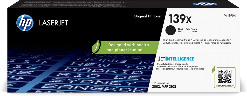 HP W1390X/139X Cartouche toner haute capacité, 4.000 Pages ISO/IEC 19752 pour HP LaserJet M 332/e