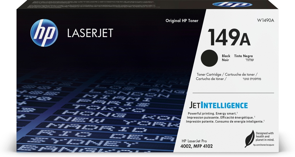 HP W1490A/149A Cartouche toner, 2.900 Pages ISO/IEC 19752 pour HP LaserJet Pro 4002/e
