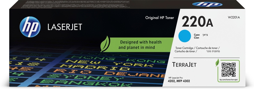 HP 220A Cyan Original LaserJet toner cartridge