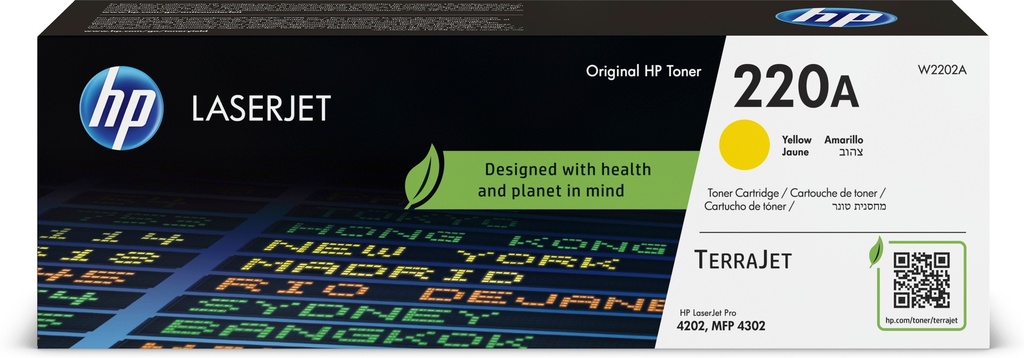 HP 220A Yellow Original LaserJet toner cartridge