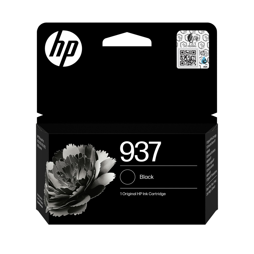 HP 4S6W5NE/937 Cartouche à tête d'impression noire, 1.450 Feuilles ISO/IEC 19752 pour HP OfficeJet Pro 9100