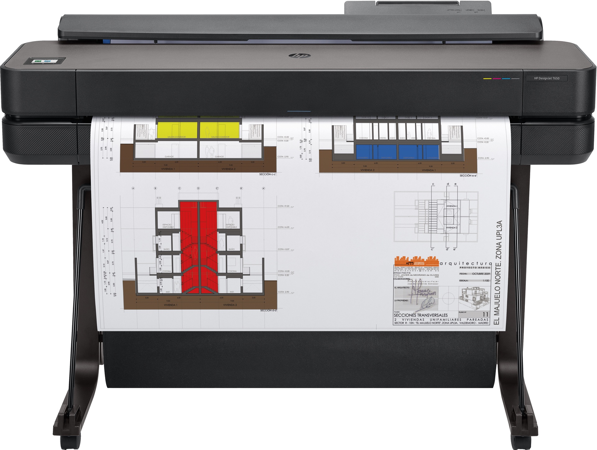 HP Designjet T650 36-in Printer large format printer