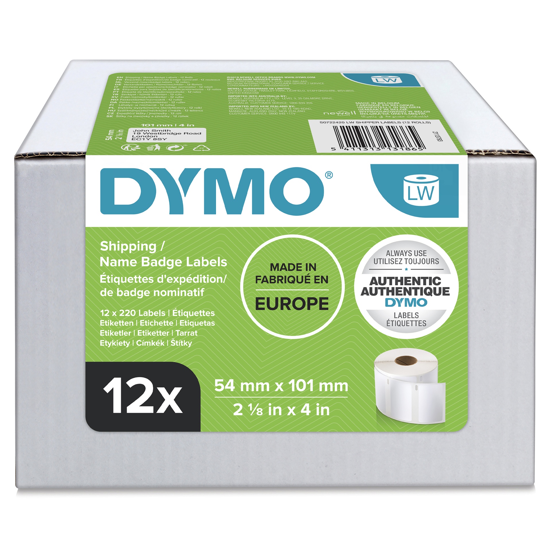 Dymo S0722420 - Étiquettes