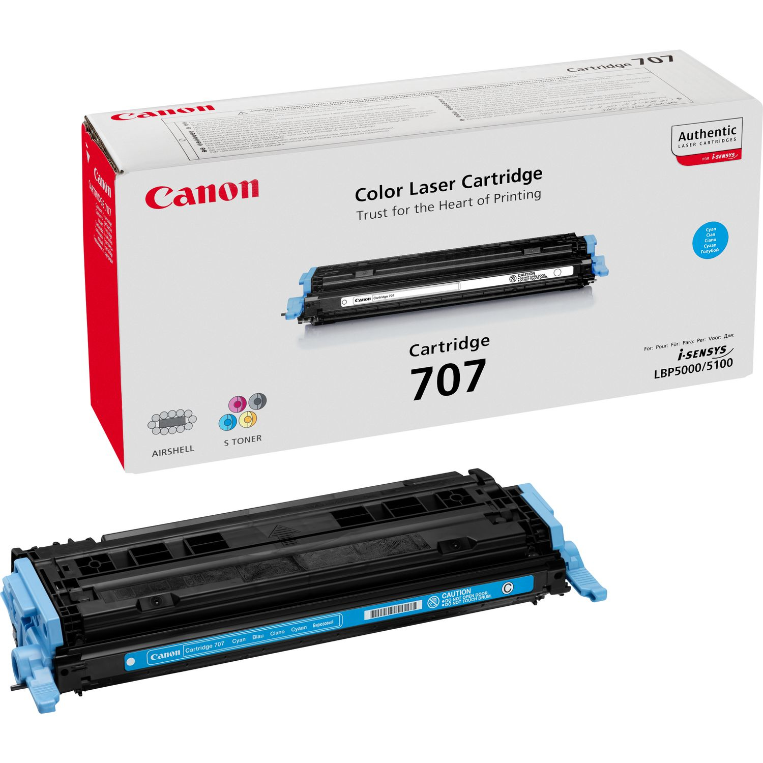 Canon 9423A004/707C - Toner cyan, 2 000 pages