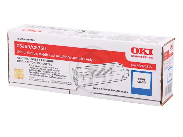 OKI 43872307 - Toner cyan, 2 000 pages