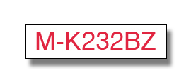 Brother MK232B - Étiquettes