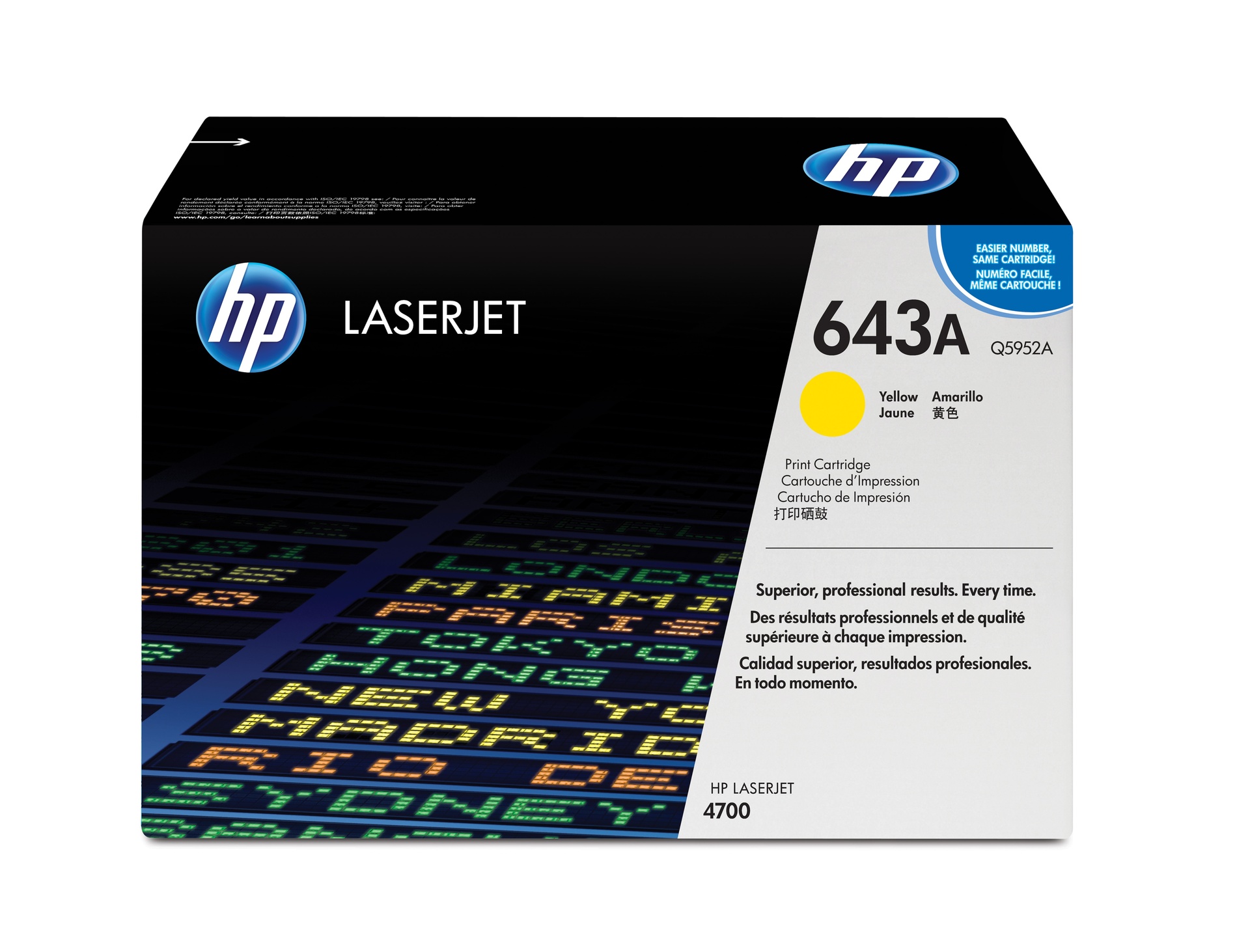 HP Q5952A/643A - Toner jaune, 10 000 pages