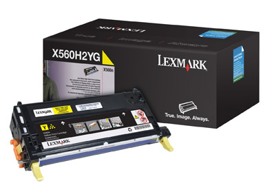 Lexmark 0X560H2YG - Toner jaune, 10 000 pages