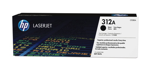 [44917] HP CF380A/312A Cartouche toner noir, 2.400 Pages ISO/IEC 19798 pour HP CLJ Pro M 476
