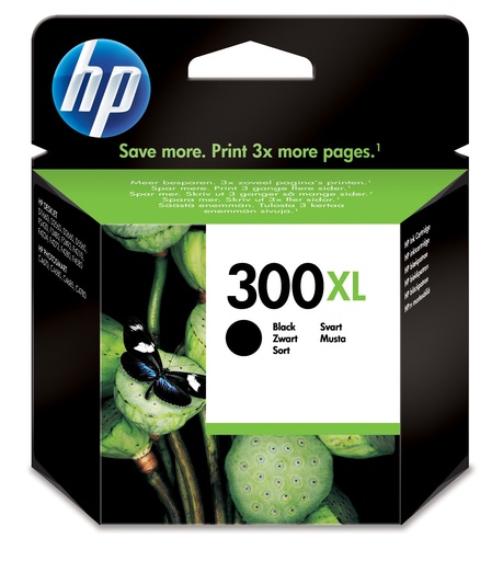 [45100] HP 300XL sort blækpatron med Vivera-blæk ink cartridge