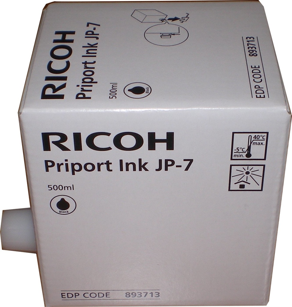 Ricoh 817219 - Cartouche d'encre noire, 5 x 6 500 pages