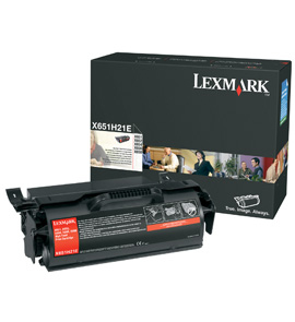 Lexmark 0X651H21E - Toner noir, 25 000 pages