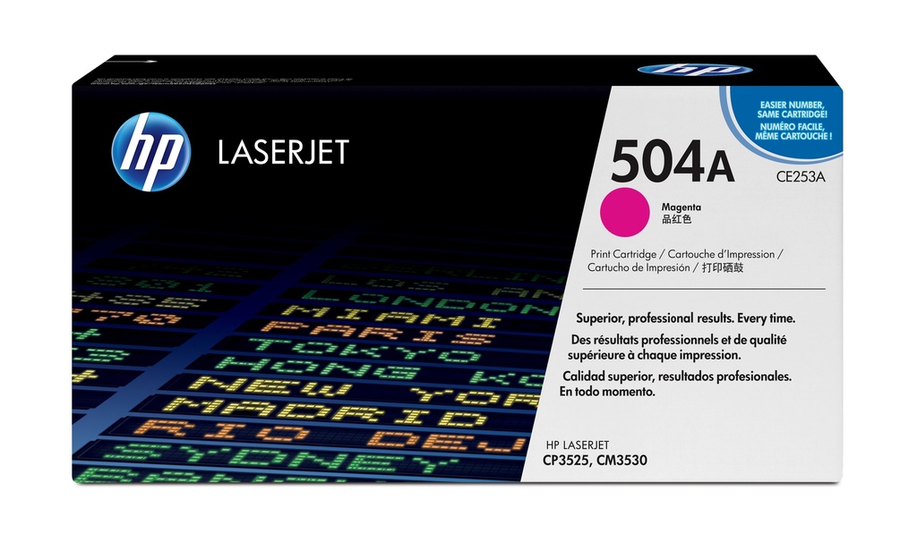 HP CE253A/504A - Toner magenta, 7 000 pages