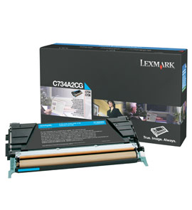 Lexmark C734A2CG - Toner cyan, 6 000 pages