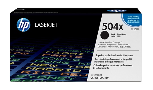 [46253] HP 504X High Yield Black Original LaserJet toner cartridge