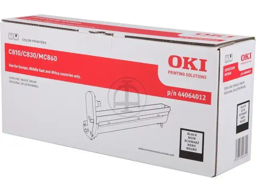 [46256] OKI 44064012 Kit tambour noire, 20.000 Feuilles ISO/IEC 19752 pour OKI C 800/801/MC 851/MC 860/MC 861