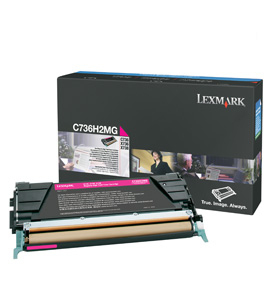 Lexmark C736H2MG - Toner magenta, 10 000 pages
