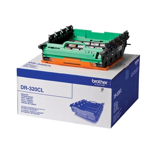 [46420] Brother DR-320CL Kit tambour Bk,C,M,Y, 4x25.000 Pages UE4 pour Brother HL-4150/4570