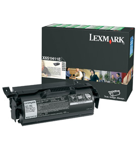 Lexmark X651H11E - Toner noir, 25 000 pages