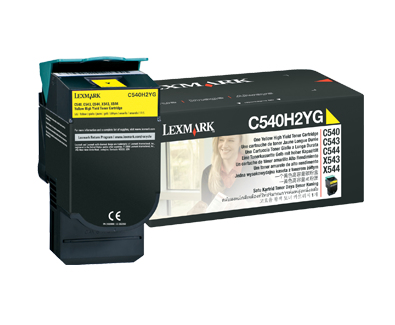 Lexmark C540H2YG - Toner jaune, 2 000 pages