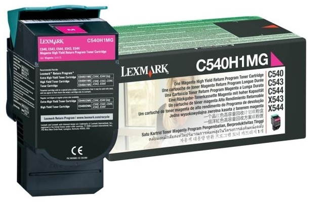 Lexmark C540H1MG - Toner magenta, 2 000 pages