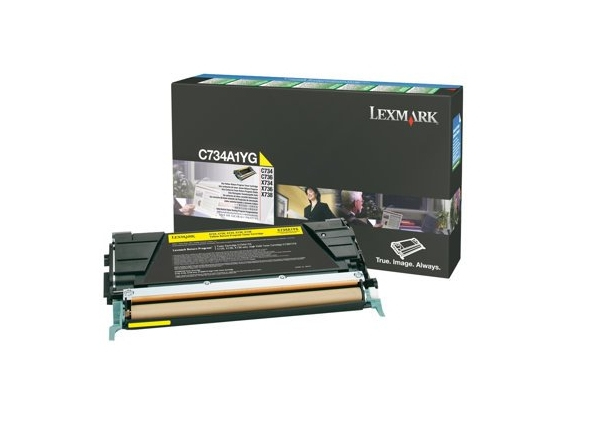 Lexmark C734A1YG - Toner jaune, 6 000 pages