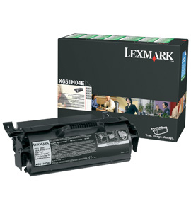 Lexmark 0X651H04E - Toner haute capacité, 25 000 pages