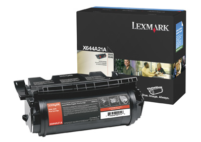 Lexmark X644A21E - Toner noir, 10 000 pages
