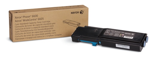 [47090] Xerox Cartouche de toner Cyan de Capacité standard Phaser™ 6600, WorkCentre™ 6605