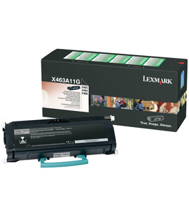 Lexmark X463A11G - Toner noir, 3 500 pages