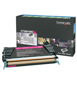 Lexmark C736H1MG - Toner magenta, 10 000 pages