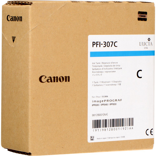 Canon 9812B001/PFI-307C - Cartouche d'encre cyan