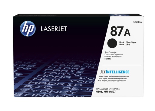 [48021] HP CF287A Black Original LaserJet Toner Cartridge