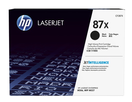 [48022] HP 87X High Yield Black Original LaserJet toner cartridge
