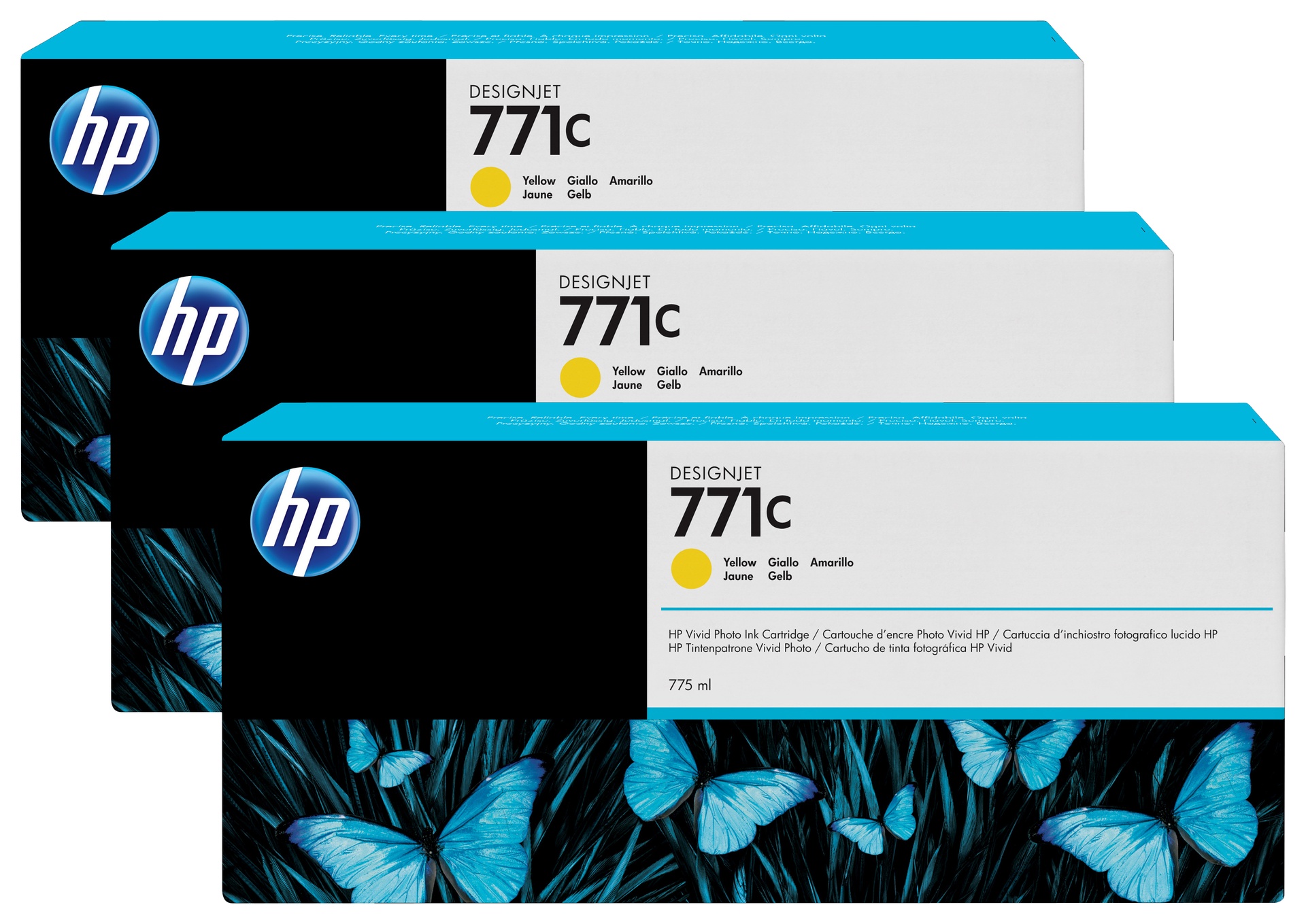 HP B6Y34A - Cartouche d'encre jaune