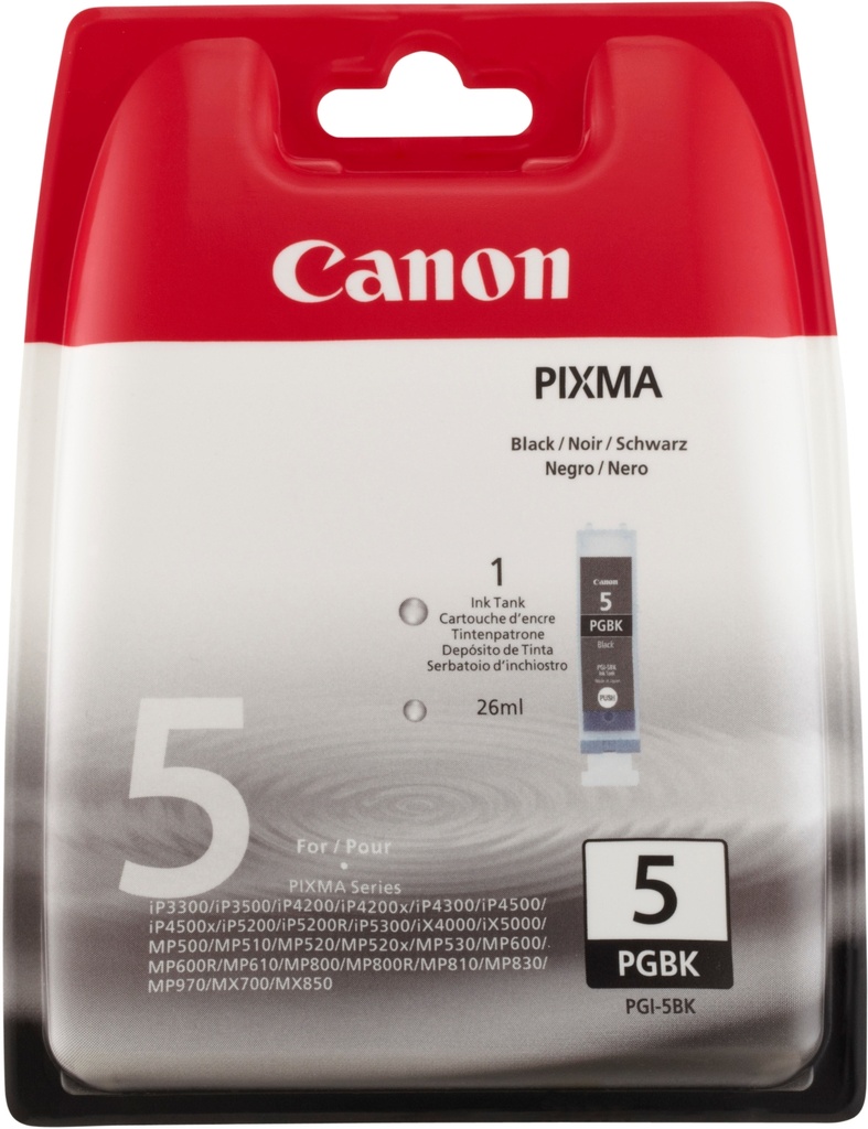 Canon 0628B029 - Cartouche d'encre noire, 505 pages